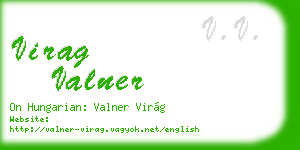 virag valner business card